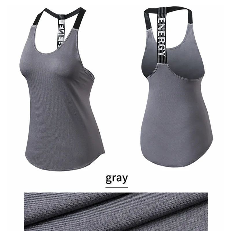 Open-Back Activewear Workout Tank