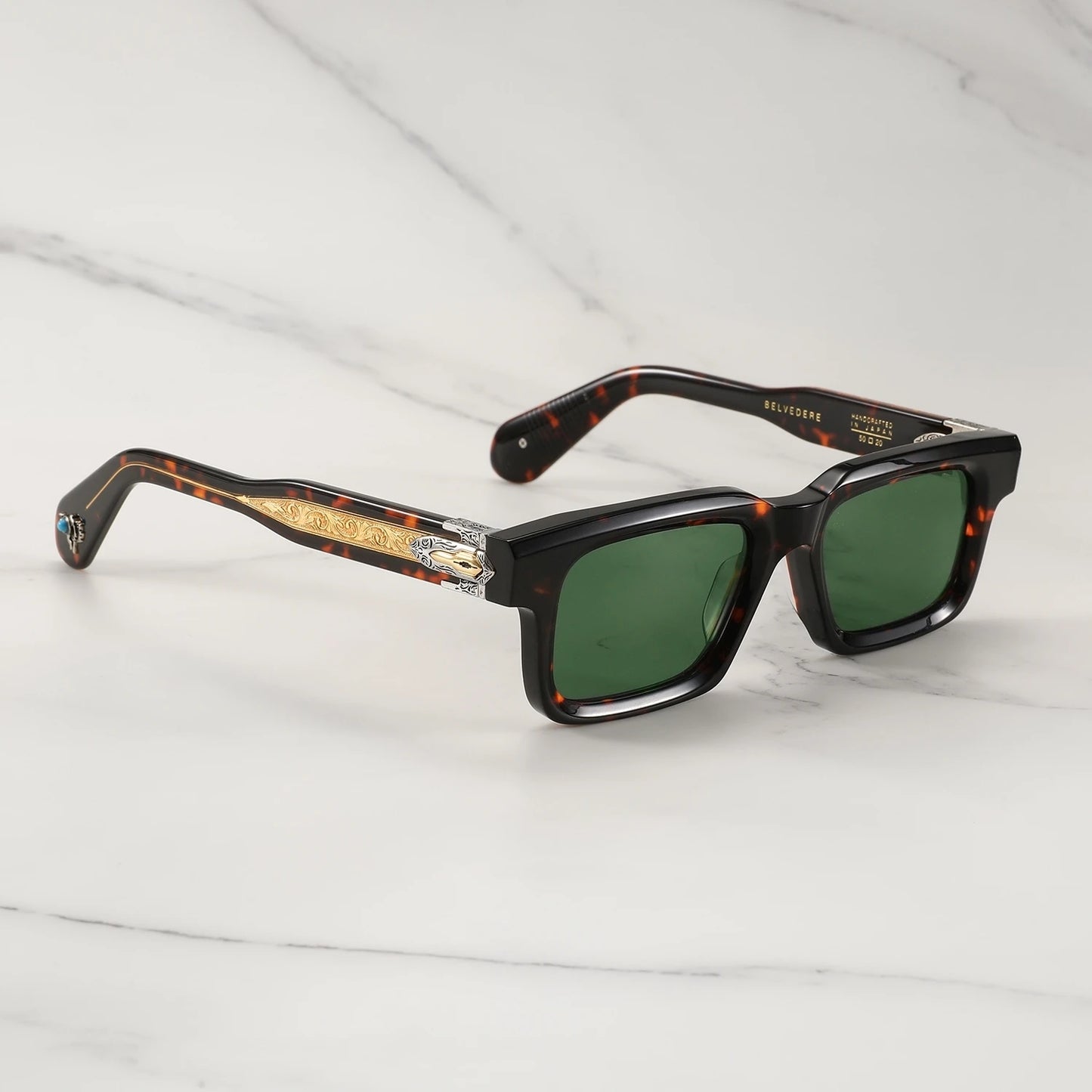 DILTA Belvedere Acetate Square Sunglasses – UV400 Women