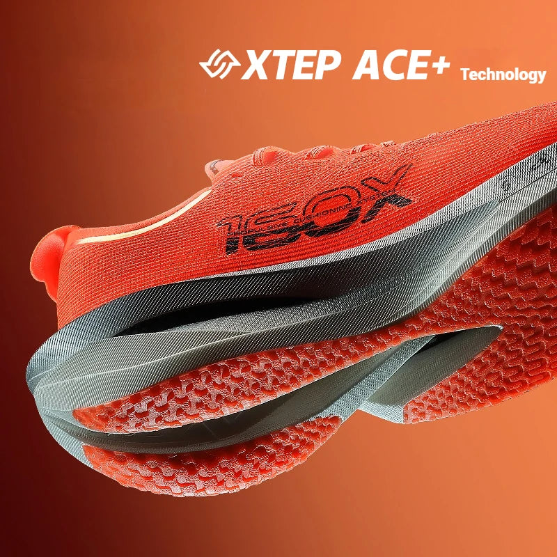 Xtep 160X 7.0 Running Shoes 2025 Professional Marathon PB Carbon Plate Sports Shoes Cushioning Shock Sneakers 975319110039
