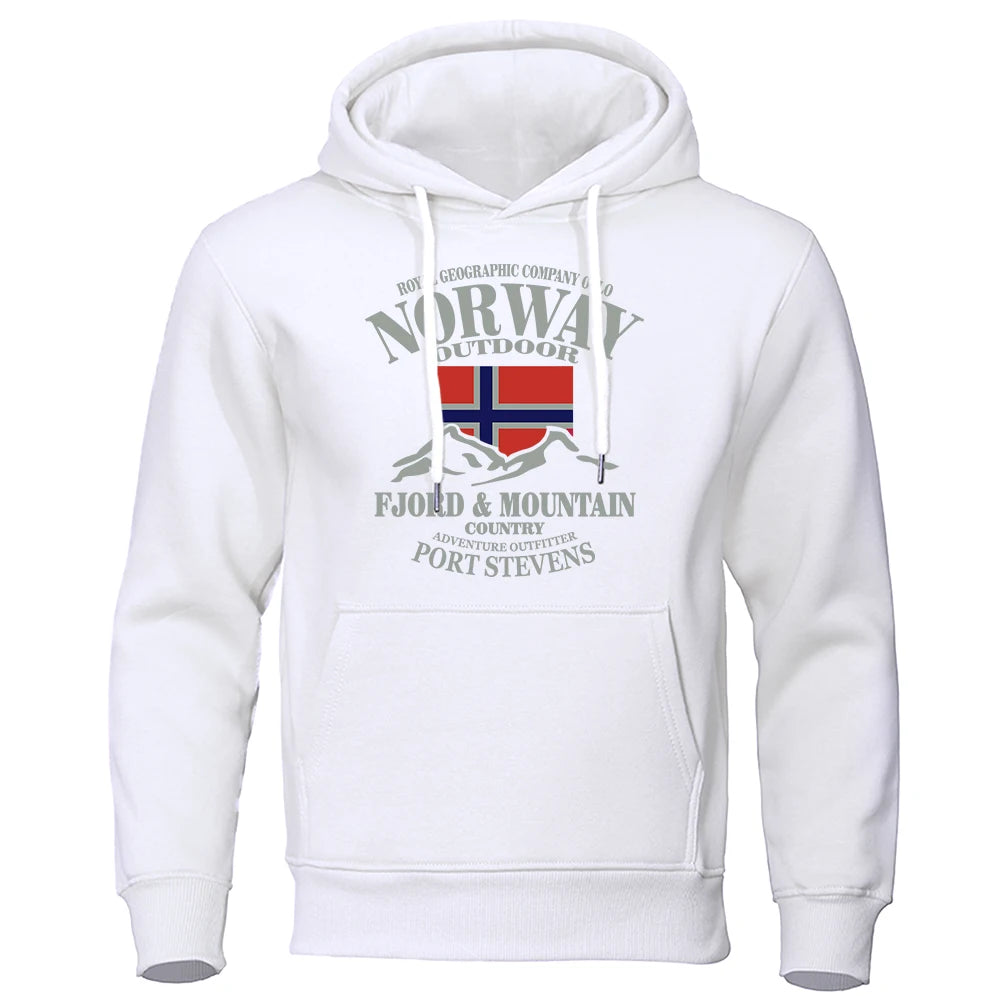 Norway Mountain Oversize Hoodie