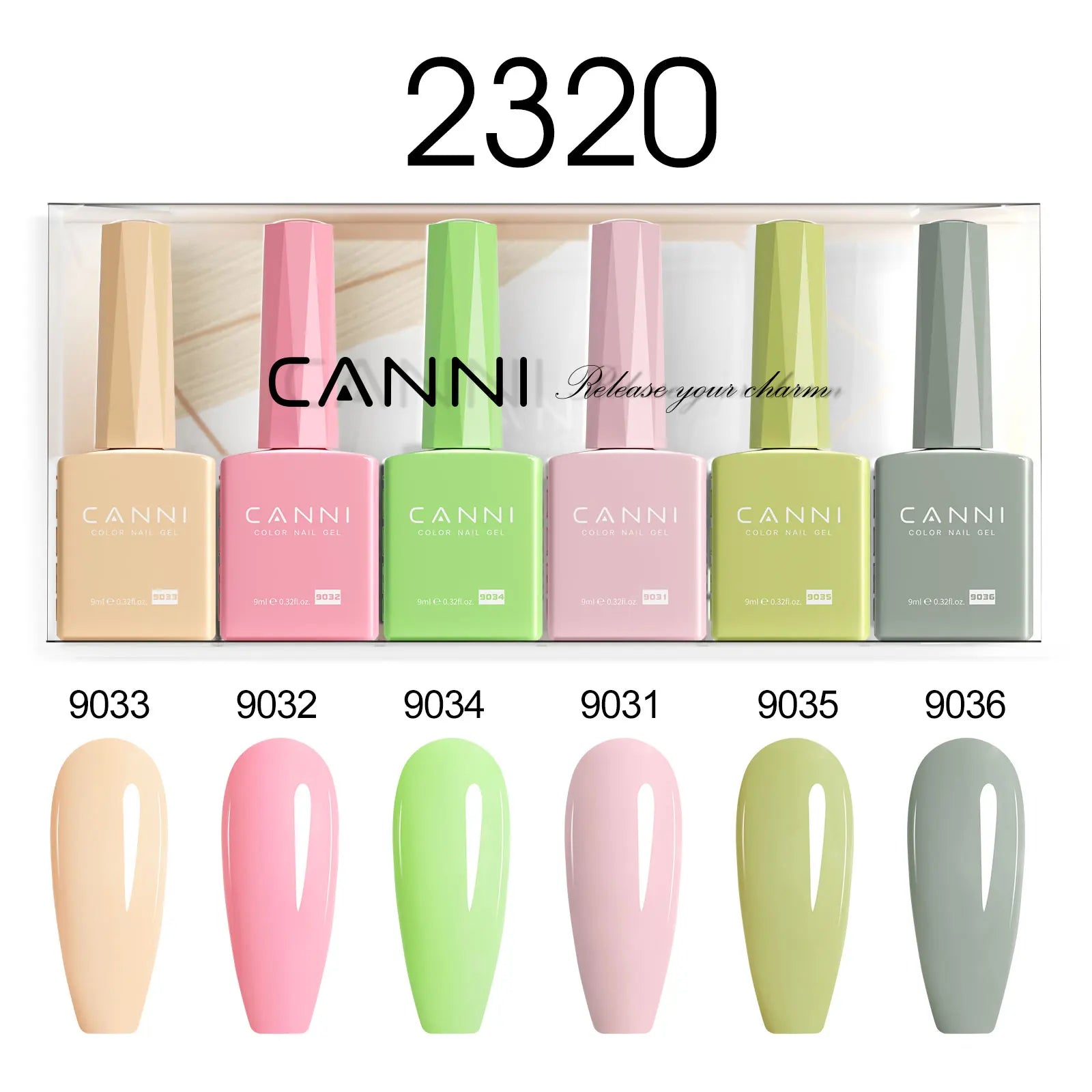CANNI Nail Gel Polish Set HEMA TPO FREE Jelly Nude Color Rubber Base UV Construction Gel Semi Permanent Soak off UV LED Gel Nail