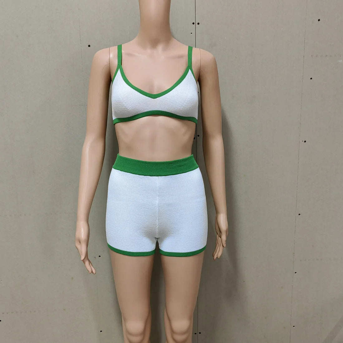 Tuularose Summer Shorts Two-Piece Set Women's Sexy Beach Vacation Sling Top Knitted Shorts Set 2025 Y2k Hot Girls Short Sets