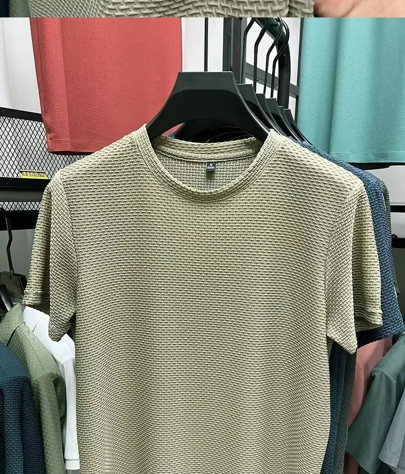 Men's Breathable Mesh T-Shirt | Short Sleeve