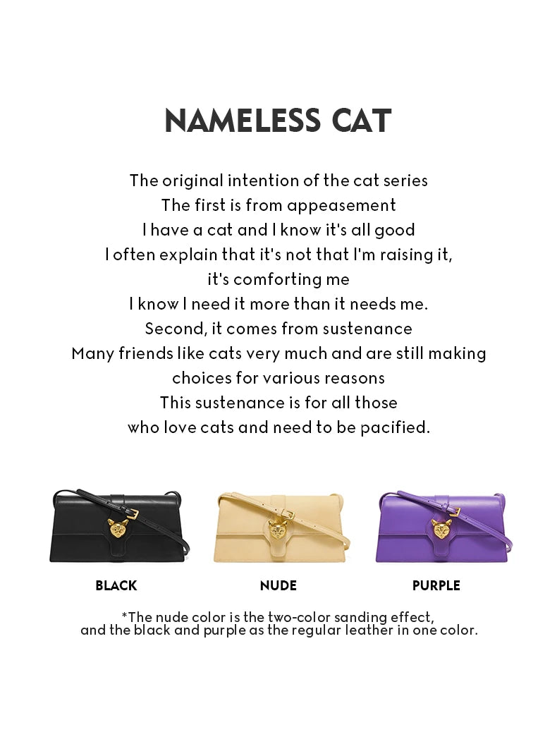 BAFELLI CAT 2026 NEW WOMEN'S BAG LUXURY BRAND FASHION RETRO STYLE DENIM TRENDING SHOULDER CLUTCH FEMALE LEATHER FLAP PURSE