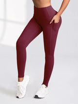 Women's High-Waist Stretch Leggings with Pockets