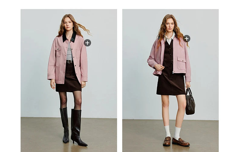Toyouth Corduroy A-Line Mini Skirt | Autumn 2025