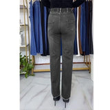 Women's Wide Leg High Waist Stretch Denim Jeans