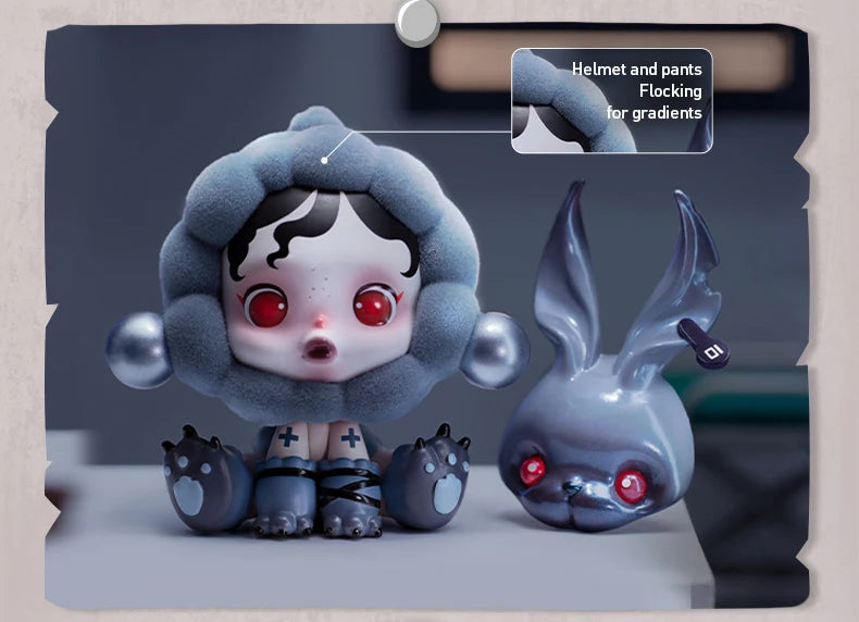 Pop Mart Skullpanda The Mare of Animals Series Blind Box Guess Bag Mystery Box Toys Doll Cute Anime Figure Ornaments Gift