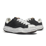 Unisex Thick Sole Board Sneakers — Breathable Lace-Up Casual Walking Shoes