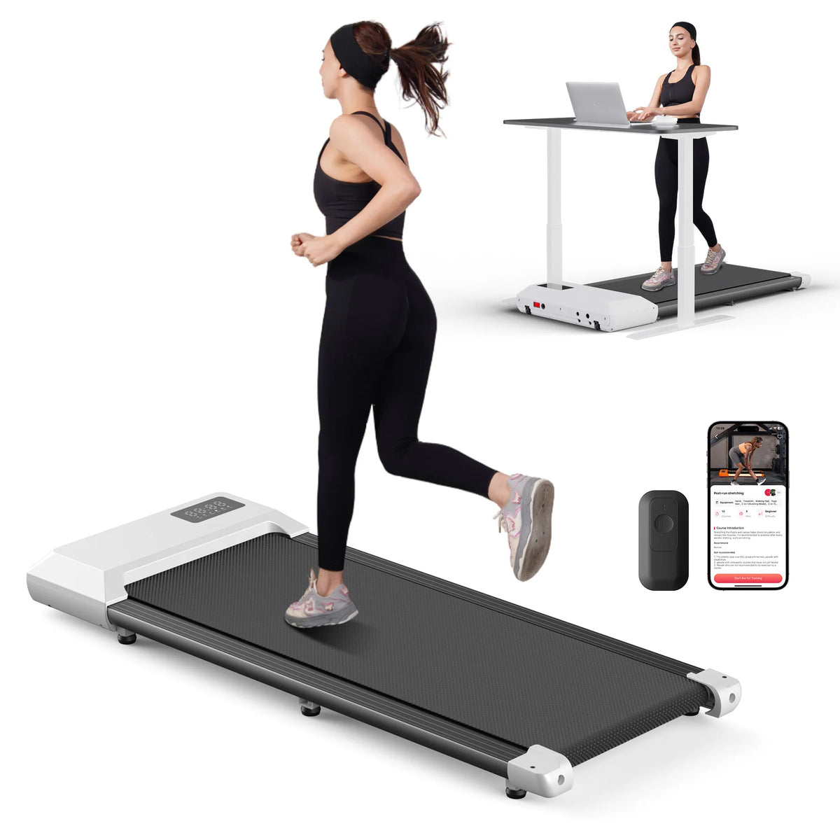 Superun 300 lbs Walking Pad Treadmill 2.5HP – Home Fitness