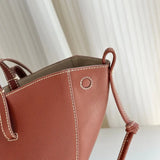 Lychee-Grain Cowhide Tote | Luxury Leather Handbag