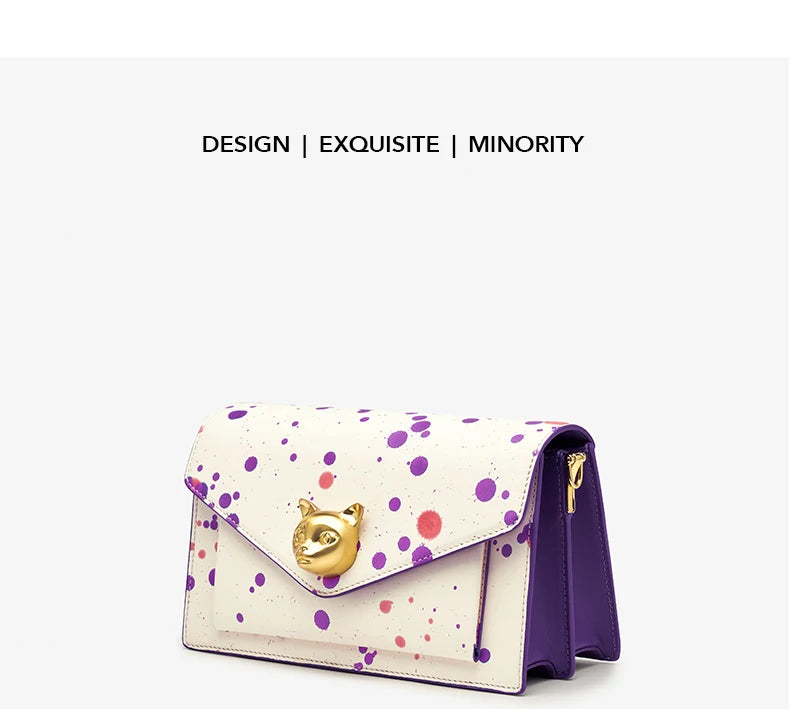 Bafelli Genuine Leather Flap Crossbody Bag – 2026 Collection