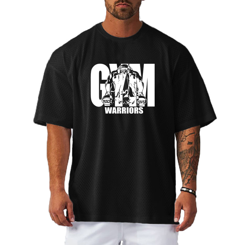 Men’s Quick-Dry Oversized Mesh Sport Tee