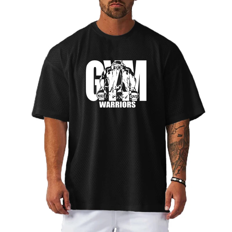 Men’s Quick-Dry Oversized Mesh Sport Tee