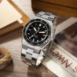 Watchdives WD0017 Watch VH31 Sweep Second Movement Stainless Steel Sapphire Crystal Business Wristwatch Vintage Watches