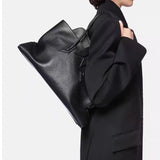 Retro Crocodile Pattern Large Capacity Tote Bag Design Women's Pleated  Leather Shoulder Bag Female Daily Commuter Bag 2025