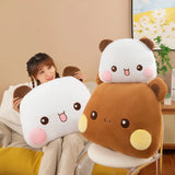 Hot 35/60/80cm Kawaii Bubu Dudu Panda Mitao Cat Plush Doll Plush Pillows Couple Gifts Cushions Cute Dolls For Girl And Boy Gift