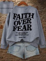 Faith Over Fear Fleece Hoodie