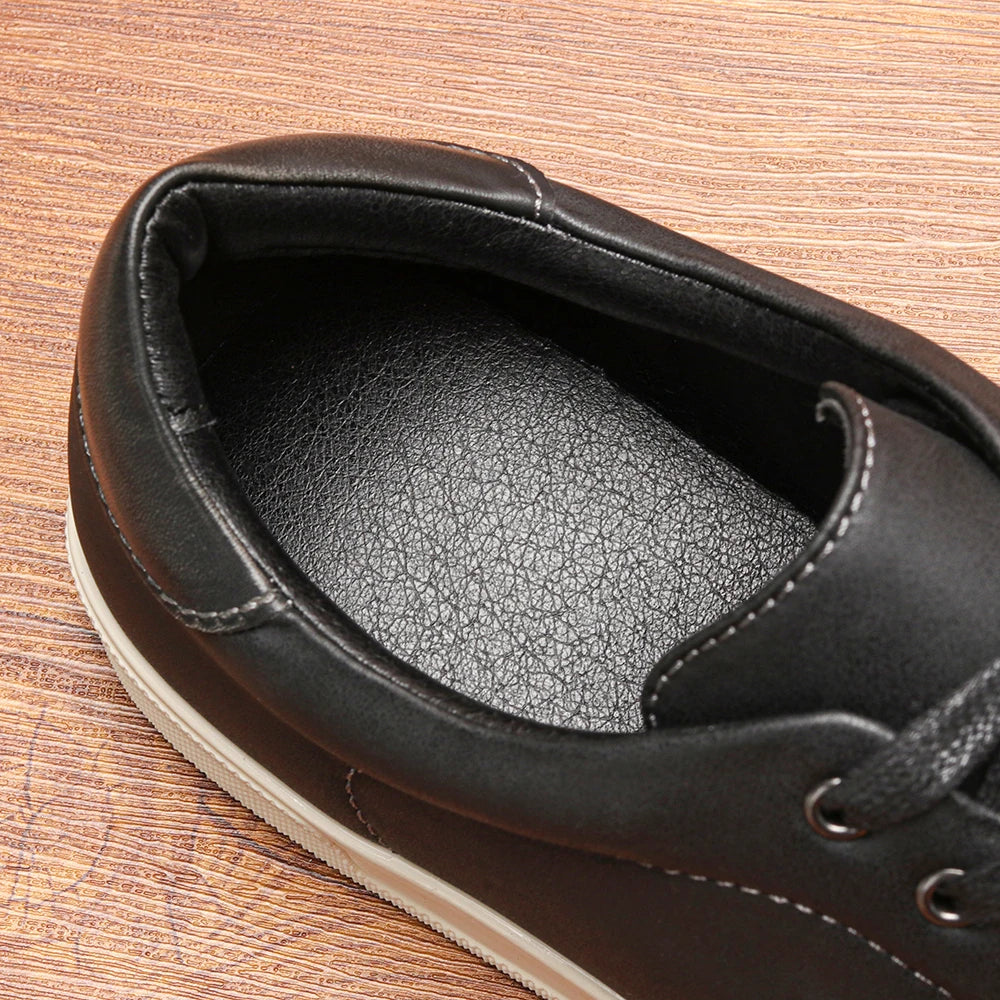 Men's casual shoes 2025 brand fashion comfortable leather shoes men