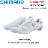 SHIMANO SH-RC903 Road Bike Shoes RC9 RC903PWR S-PHYRE Road Bike Self-locking Shoes Competition Carbon Fiber Bottom Cycling Shoes