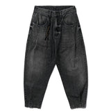Men's Loose Fit Denim Cargo Jeans