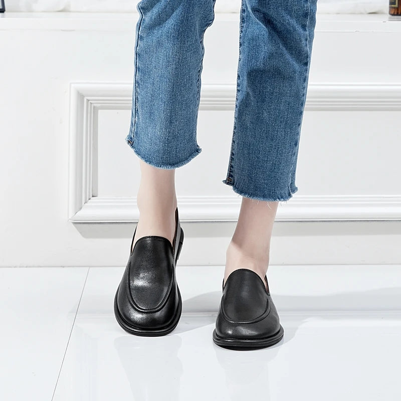 AIYUQI Women's Genuine Leather Ballet Flats