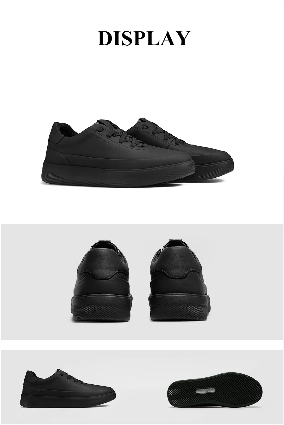 DESAI shoes men's leather shoes men's shoes casual shoes with light soft sole small white shoes men