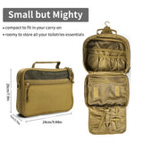 Tactical Men Toiletries Travel Bag Waterproof Organizer Women Makeup Neceser Bathroom Hook Wash Cosmetics Pouch Storage Pouch