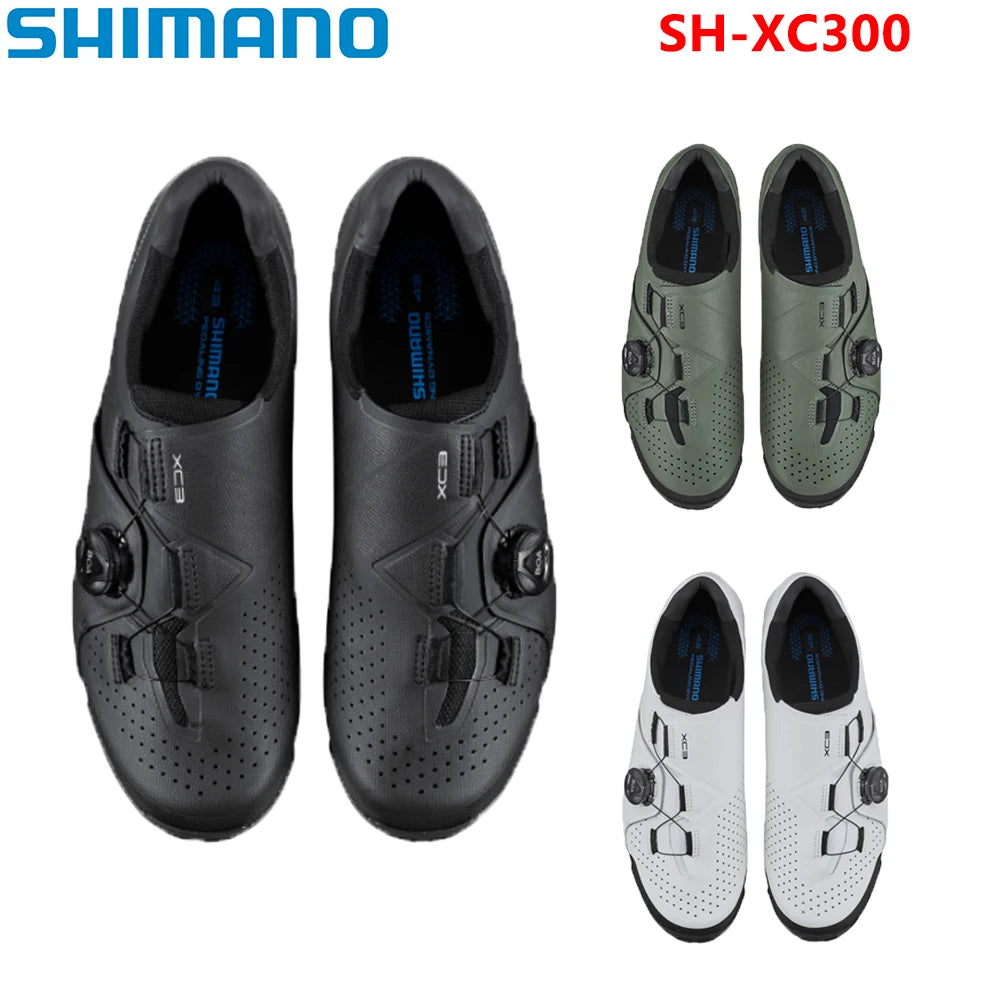 Shimano SH-XC300 Mountain Bike Lock Shoes XC3 XC300 XC302 Fiberglass Sole Mountain Bike Self-locking Riding Shoes Locking Shoes