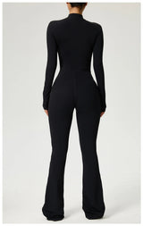 High-Performance Long Sleeve Yoga Jumpsuit
