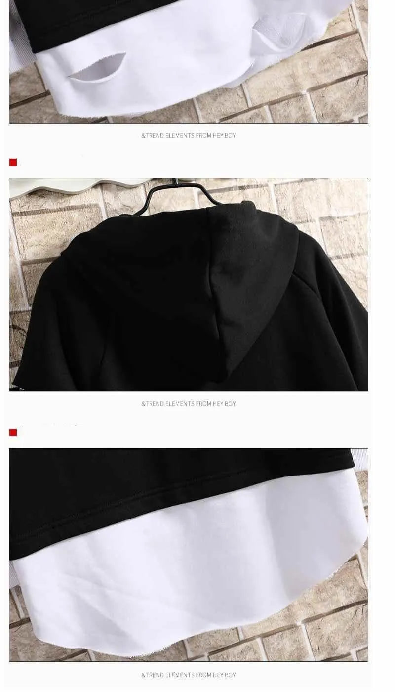Men’s Y2K Hip Hop Anime Hoodie