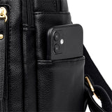 Luxury Vintage Leather Backpack