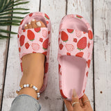 Leopard Print Cloud Slides – Soft Thick-Sole Summer Beach Sandals
