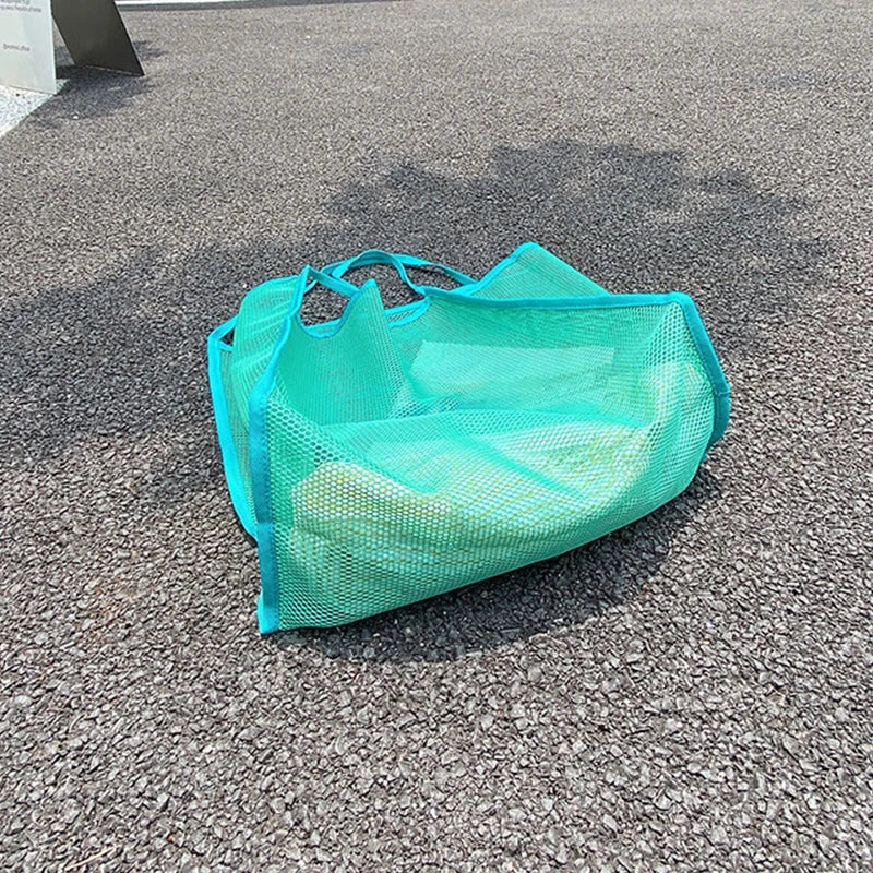 Women's Mesh Tote Bag for Beach & Shopping
