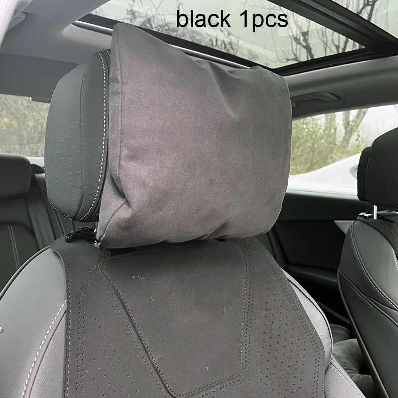Car Seat Neck Top Quality Support Pillow Soft Headrest With Adjustable Strap from A6 A7 Q7 Q5L for A3 A4 A5 A6 A7 A8 B6 B7