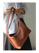 New Arrival Underarm Bag Women Genuine Leather Crossbody Bag Fashion Female Nylon Handbag Luxury Messenger Purses