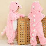 Adorable Animal Cartoon Baby Winter Rompers