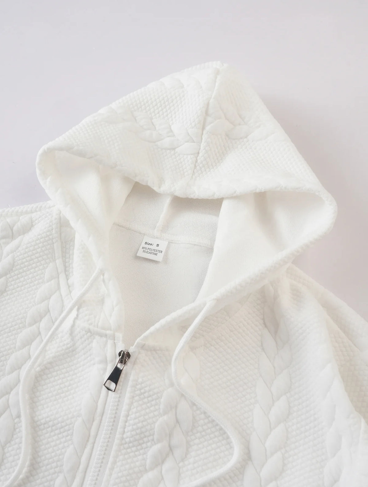 Men's Knit Zip-Up Hoodie
