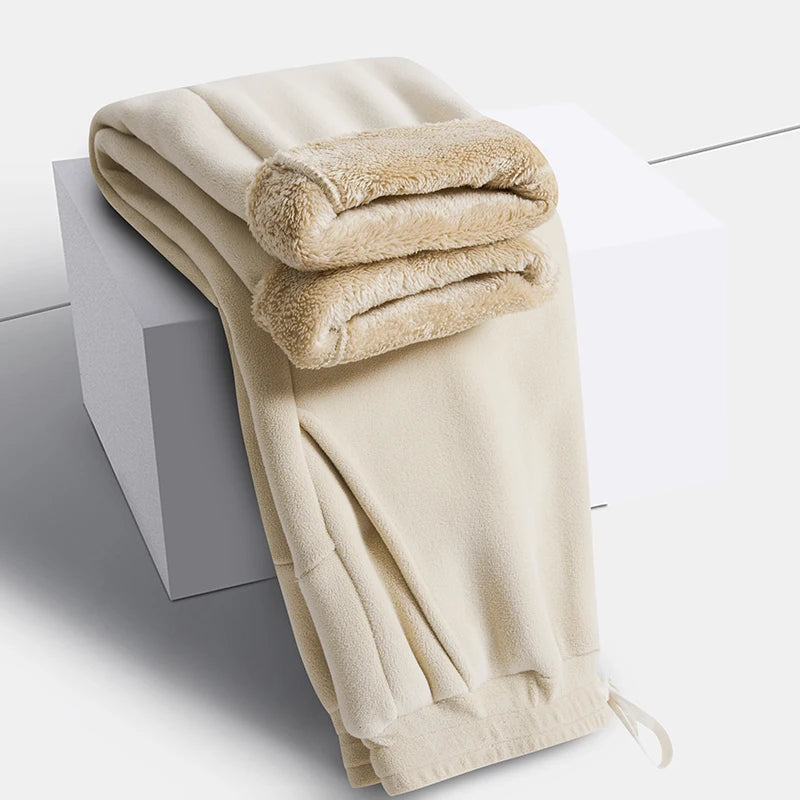 Unisex Fleece-Lined Winter Sweatpants