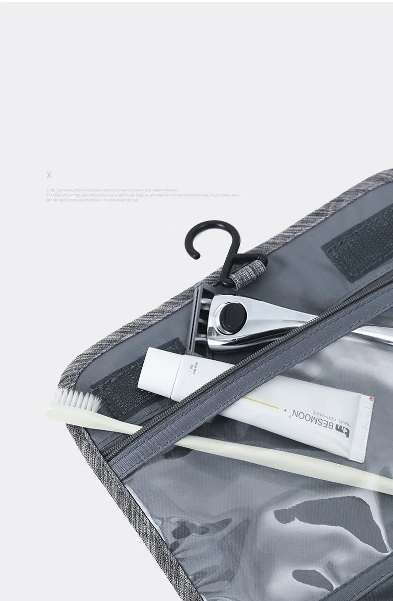 Hanging Travel Toiletry Bag with Zipper