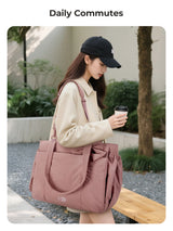 Women's Large Capacity Multi-Pocket Tote Shoulder Bag