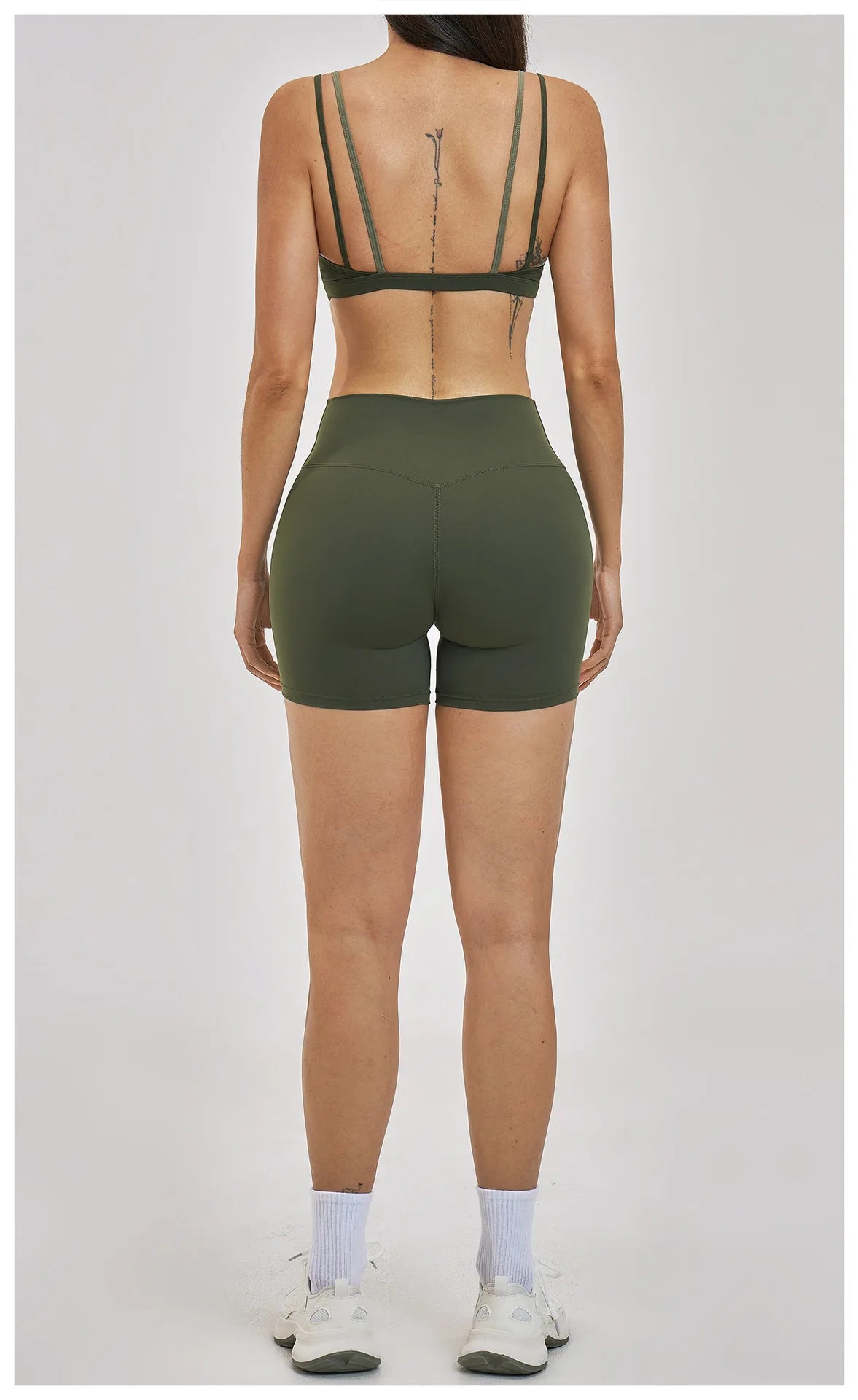 Yoga Sets 2PCS Women's Tracksuit Fitness Outfits Sportswear Workout Set Sports Bra High Waist Leggings Gym Clothing Sports Suits