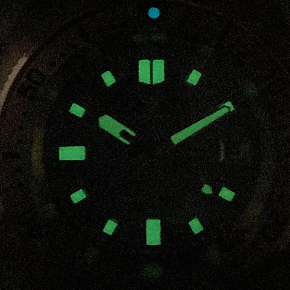 Mother of Pearl Material Green Luminous Dial CuSn8 Solid Bronze Turtle Sapphire Glass Diver Japan NH35 Watch 200m Waterproof