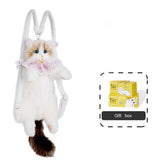 Plush CAT Backpack for Boys Girls Kids Children SchoolBag Cute Cartoon School Bags Kindergarten Preschool Baby Bag