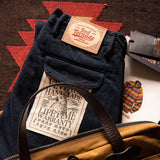 Red Tornado Officer Trousers – 14oz Indigo Selvedge Denim