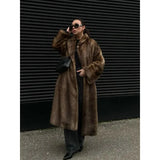 Women's Luxury Faux Fur Long Coat