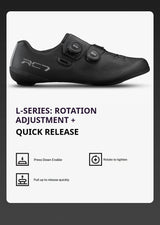 SHIMANO RC703 Road Cycling Shoes Carbon Sole SPD-SL Cleats Compatible Professional Road Bike Lock Shoes Men Women