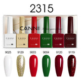 CANNI HEMA-Free Gel Polish Kit | Jelly, Nude & Rubber Base
