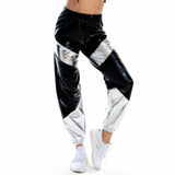 Women's Sparkly High-Waist Straight-Leg Pants