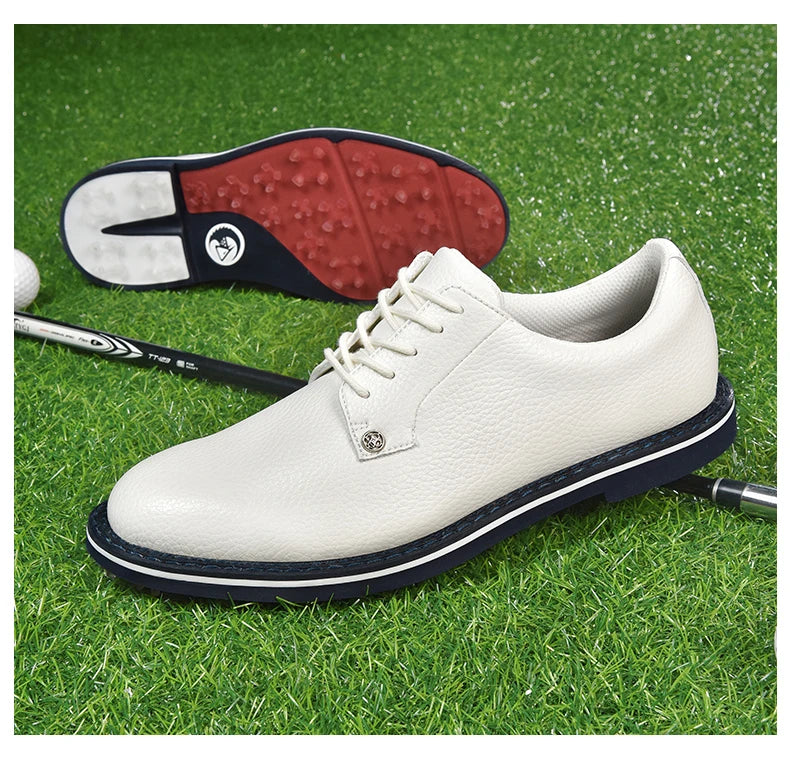 Golf Shoes For Men 2024 New White Professional Waterproof Non-slip Spikeless Outdoor Leisure Walking Training Golfer Sneakers